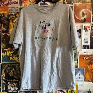 Fruit of the Loom Gray Broadway Graphic Tee